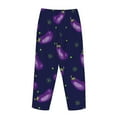thumbnail image 5 of Xecao Eggplant Women's Straight Lounge Pajama Pants: The Epitome of Relaxed Sleepwear, 5 of 9