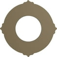 thumbnail image 5 of Ekena Millwork 9"OD x 4 1/8"ID x 5/8"P Benson Ceiling Medallion (Fits Canopies up to 4 1/8"), Hand-Painted Ultra Pure White Crackle, 5 of 7