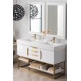 thumbnail image 4 of James Martin Vanities 388-V59d-Rg-Gw Columbia 59" Double Basin Wood Vanity Set -, 4 of 7