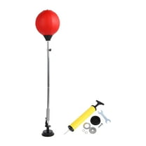 Vsenkes Punching Bag with Stand Adjustable Agility Punch Practice Fitness Speed Ball