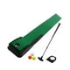 thumbnail image 4 of Tapete para Putting de Golf, juego de juego de Golf con bandera y taza de Golf, entrenador de Putter con 3 pelotas con Putter retráctil para golfistas Putter negro, 4 of 8
