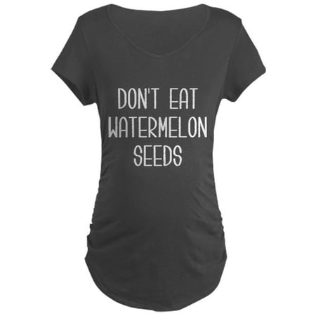 

CafePress - Watermelon Seeds Maternity T Shirt - Maternity Dark T-Shirt