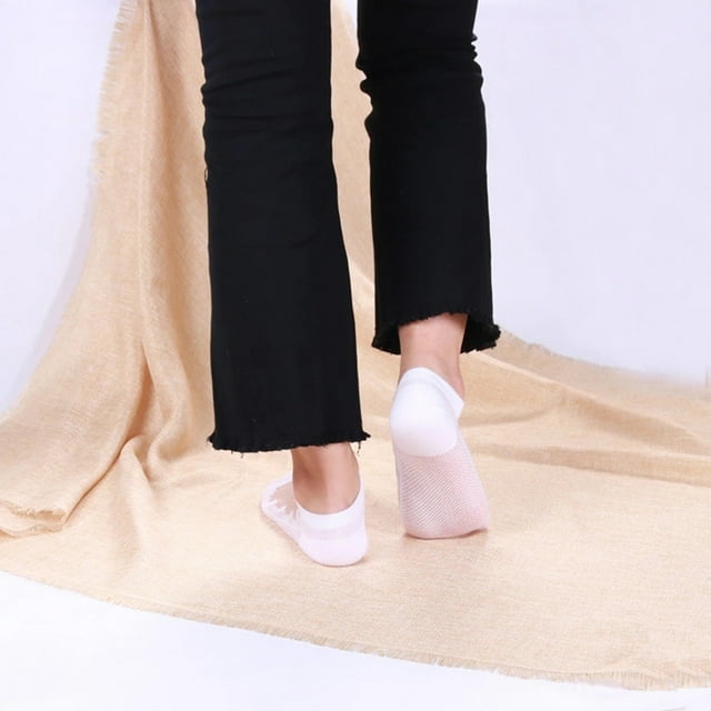 DPTALR Été Femmes Dames Transparent Soyeux Pailleté Transparent Bas Courts Chaussettes Cheville