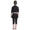 thumbnail image 2 of Traje de baño musulmán para niñas yuxing burkini de piel suave color negro 4-5 años, 2 of 3