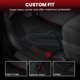 thumbnail image 2 of Alfombrillas y alfombrillas para maletero para Toyota RAV4 2019-2025, color negro, 2 of 8