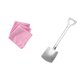 thumbnail image 1 of Utensilios de acero inoxidable para repostería y postres Paño Rosa Cuadrado Plateado, 1 of 10