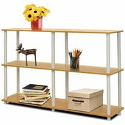 Furinno Turn-N-Tube No-Tools 3-Tier Double Size Storage Display Rack