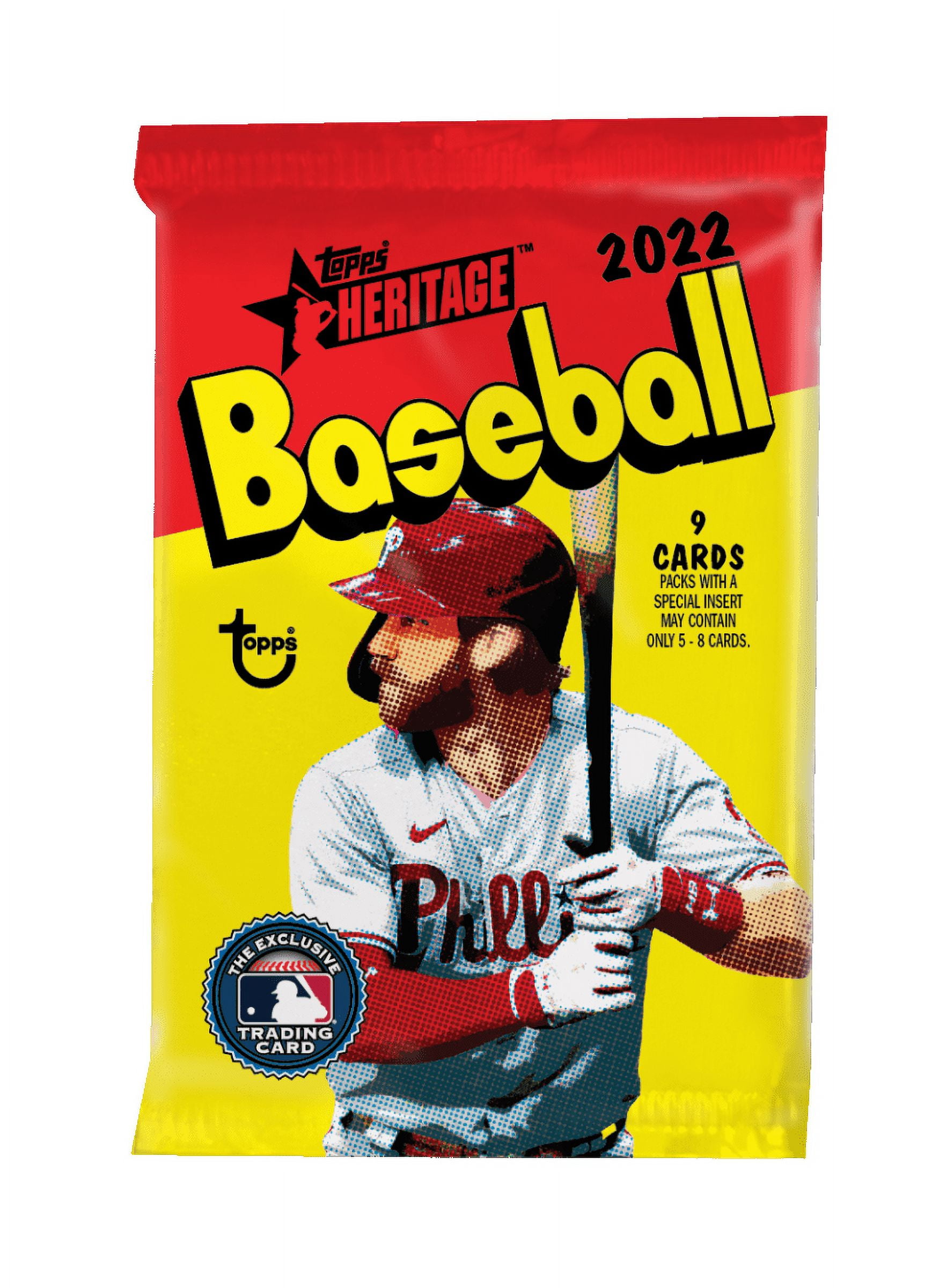 Topps Heritage 2022 Baseball Blaster Box - 8 Pack, Inspired