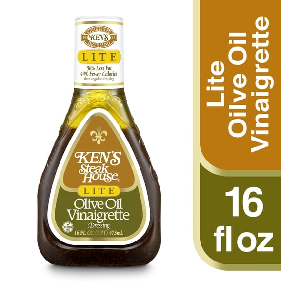 Ken's Steak House Lite Olive Oil Vinaigrette Salad Dressing 16 fl oz