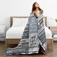 thumbnail image 5 of Wijzvio Happy 90th Birthday Throw Blanket Soft Fuzzy Fleece Blanket For Couch Bed Living Room Decoration 50"X40", 5 of 9