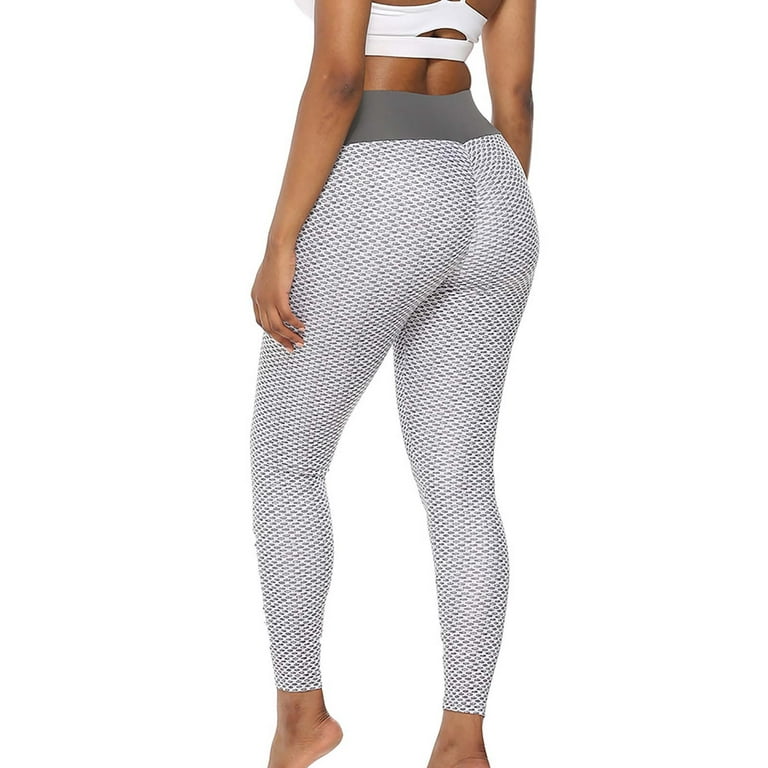 Efsteb Yoga Pants Women with Pocket Fitness Athletic Booty Lift