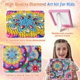 thumbnail image 3 of Gifts for 5-10 Year Old Girls, Crafts for Kids 6-8 8-10 Diamond Art Supplies Toys for 6 7 8 9 10 11 Year Old Boys Teen Girl Gifts Peinture Diamant Paint by Numbers Adult Kit Room Decor for Girls Toy, 3 of 7