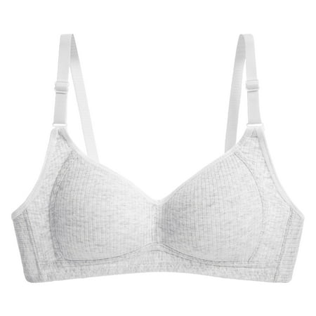 

Women S Bra Wire-Free Push-Up Bra Solid Beige 34