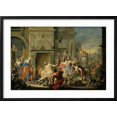 thumbnail image 2 of Art.com Manius Curius Dentatus Refusing the Bribes of the Samnites Giclee Print by Johann Georg Platzer, Black Frame Wall Art, 29" x 21", 2 of 4
