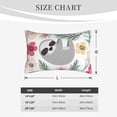 thumbnail image 6 of Fotbe Cute Cartoon Sloth Pillow Cases - Envelope Closure - Luxury, Extra Soft, Cooling Pillow Covers - Wrinkle, Fade, Stain Resistant-20"x30", 6 of 9