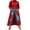 Red, variant on Womens Open Front Longline Shirts Point Collar Long-Sleeve Relaxed Fit Casual Spring Summer Daily Wear Blouses Blue XXL