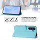 thumbnail image 3 of For Samsung Galaxy A26 5G Case Solid Color Wallet Leather Phone Cover with Strap, 3 of 5