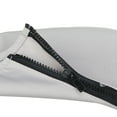 thumbnail image 5 of Gray 600D 3 BOW Bimini Top Boot Cover Storage Bag Sock Boat Shade No Frame with zipper 54"-103"W, 5 of 8