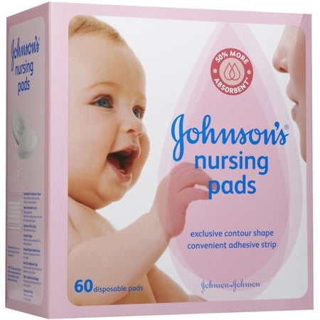 JOHNSON'S Nursing Pads 60 Each (Pack of 2)