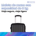 thumbnail image 2 of Maleta de Mano Check In ABS carry-on Unitalla negro 8 kg, 2 of 13