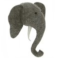 thumbnail image 2 of Fiona Walker Inglaterra Elefante Mini Cabeza de Animal de Fieltro, Montado en la Pared Sailing Electrónica, 2 of 3