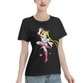thumbnail image 2 of Women's Basic Short Sleeve T-Shirt Sailor Moon Moon Hare, 2 of 6