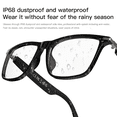 thumbnail image 5 of AI Smart Glasses for Men Women, Bluetooth Audio Glasses with Open Ear Design, Wireless Headphones, Hands-Free Calling, Voice Assistant Support, IP67 Waterproof, 6H Playtime for Working Relaxing, 5 of 11