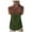 Army Green, variant on Women's Sleeveless Camisole Tank Tops Spaghetti Strap Criss Cross Back Tank Tops Loose Hollow Out Camisole Shirt