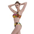 thumbnail image 6 of Picia Beautiful African Woman Women's High Waisted Bikini Scoop Neck Swimsuit Two Pieces Bathing Suit-X-Large, 6 of 8