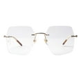 thumbnail image 2 of GUCCI GG 0683O 001 Eyeglasses Gold Frame 55mm, 2 of 4