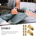 thumbnail image 3 of unbranded 10Ud Retenedores Metal Dorado Para Guitarra Eléctrica Y Bajo Con Moderno Y Elegante, 3 of 6