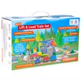 thumbnail image 4 of Set de tren de madera ORBRIUM Lift and Load con grúa magnética, 4 of 6