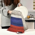 thumbnail image 3 of Russian Flag Wooden Tea Towels Set of 6 Kitchen Dish Cloth with Hanging Loop, 18"x28"Lint-Free Absorbent Towel for Kitchen Drying Wiping and Cleaning, 3 of 7