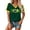 Z1Dark Green, variant on Trendfront Womens USA Crest Shield Graphic T Shirt V Neck National Pride Team Spirit Soccer Fan Stadium Style Patriotic Short Sleeve Tee Tops