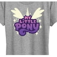 thumbnail image 3 of My Little Pony - New Gen Logo Wings - Women's Short Sleeve Graphic T-Shirt, 3 of 5