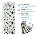 thumbnail image 2 of White Cow Lollipop Pattern Hot Yoga Mat Towel Non Slip for Hot Yoga - Quick-Drying Yoga Mat Cover with 4 Corner Pockets with Travel Bag - Hot Yoga Towel Non Slip Grip Moisture Wicking Sweat 70"x26", 2 of 6