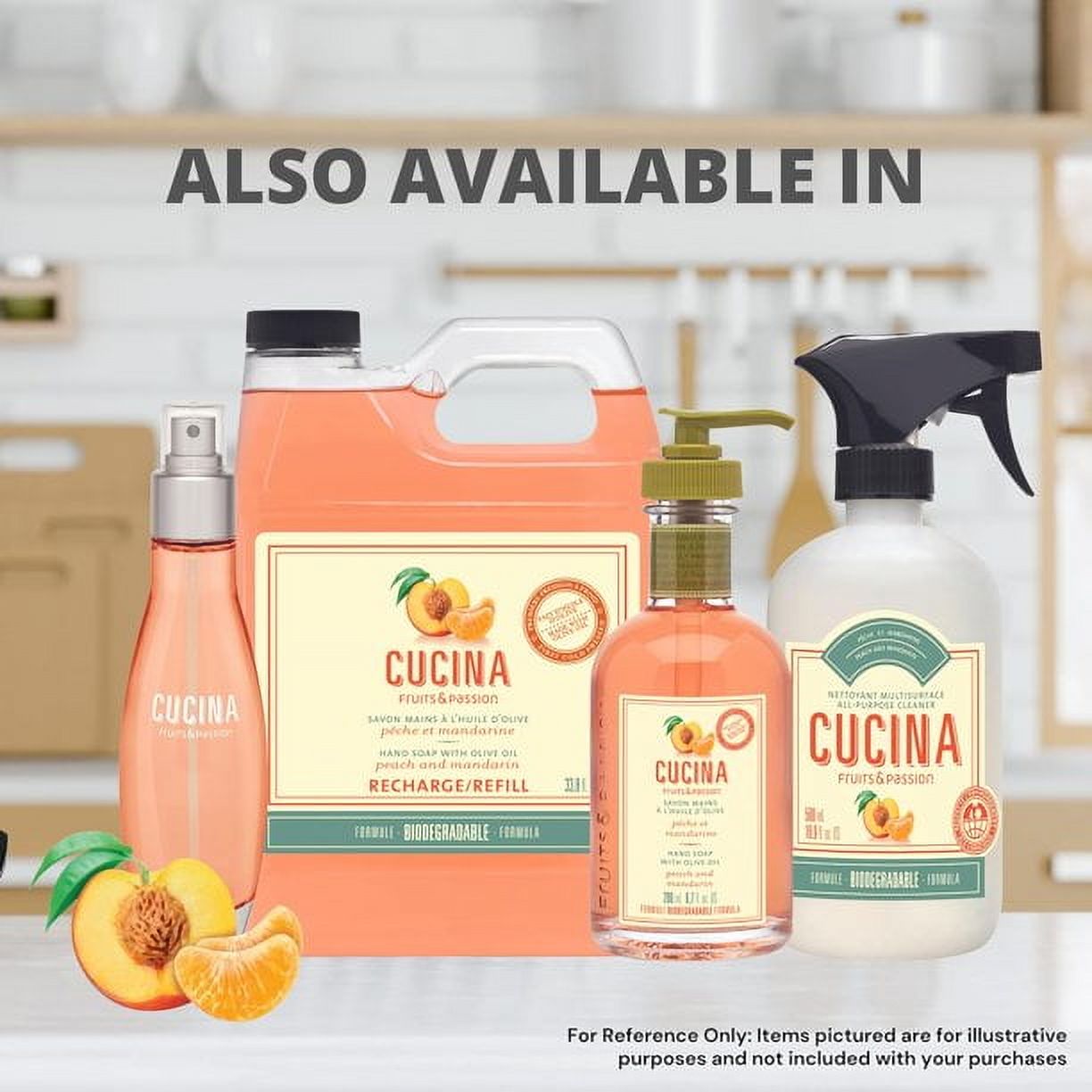 Fruits & Passion Cucina Peach and Mandarin Hand Soap 200ml