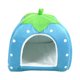 thumbnail image 2 of Apmemiss Clearance Winter Indoor Outdoor Pet House Foldable Yurt Strawberry Tent, Warm Shelter for Cats Dogs, Small Medium Breeds, Easy Storage, 2 of 8