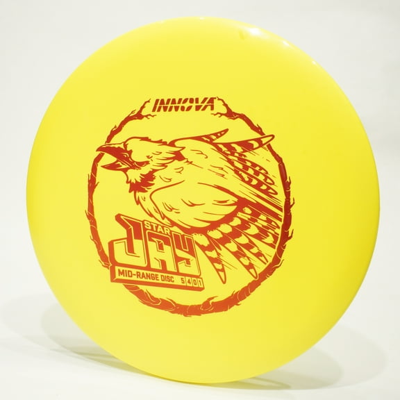 Innova Star Jay Disc Golf Midrange Disc, Pick Color/Weight [Stamp & Exact Color May Vary] Yellow 175-176 grams