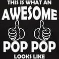 thumbnail image 3 of CafePress - Awesome Pop Pop Looks Like T Shirt - Men's Classic Graphic Cotton T-Shirt, 3 of 4