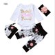 thumbnail image 2 of Sonducket 4 Uds. Ropa para bebé recién nacido, mono, mono, pantalones, diadema, sombrero, conjunto de 0 a 6 meses Prendas para la parte del cuerpo Blanco 100cm, 2 of 8