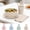 Beige, variant on Bowayaoa Wheat Straw Dinnerware, Lightweight Unbreakable Dinnerware, Dishwasher Safe Bowls Cups Forks Spoons set,Perfect for Camping Outdoor