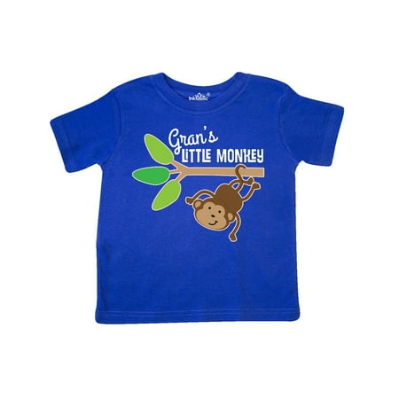 

Inktastic Gran Little Monkey Grandchild Gift Gift Toddler Boy or Toddler Girl T-Shirt