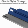 thumbnail image 5 of Slim Magnetic Smart Case for Samsung Tab S10 Ultra / S9 Ultra 14.6" with S Pen Slot & Auto Sleep Wake，Blue, 5 of 6