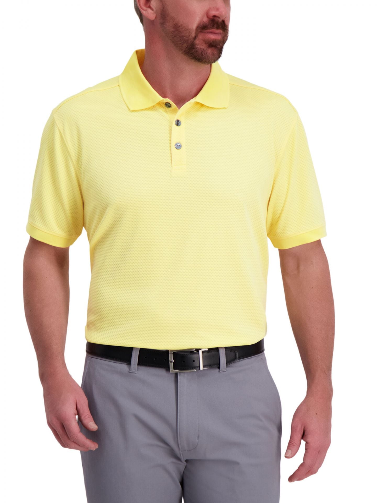 Haggar Men's Cool 18 Pro Waffle 