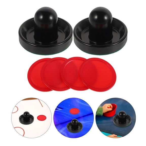 RENACLIPY Air Hockey Paddles Set of 2 ABS Table Game Accessories for Improved Play