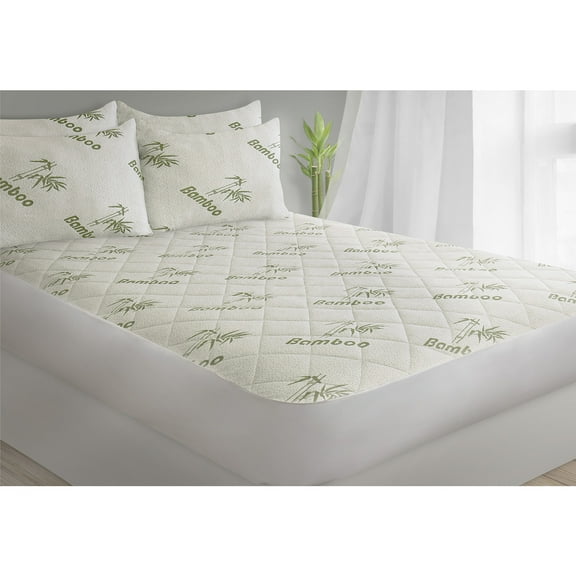 Mattress Protector Double Bamboo Jacquard