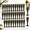 Black/Gold-Pack of 1(40 Count), variant on Clear Plastic Champagne Flutes, Pack of 1(40 Count), 4.5oz Disposable Wine Glasses for Parties