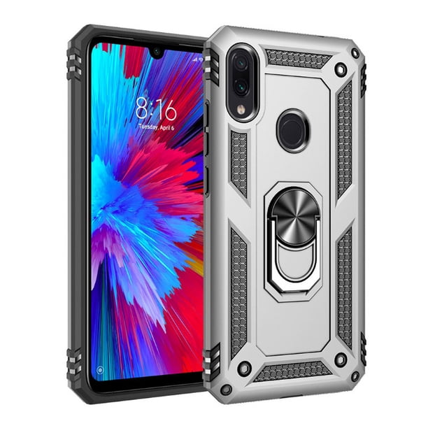 Funda de teléfono para Xiaomi Redmi Note 7 de Uso Rudo Shockproof + Cristal 9D