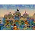 thumbnail image 2 of Gavidia, Pedro 24x19 Gold Ornate Wood Framed with Double Matting Museum Art Print Titled - Venice Italy Patriarchal Cathedral Basilica of Saint Mark, 2 of 4